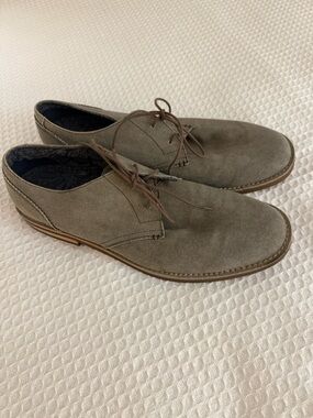 Men's Original Penguin Casual Canvas Waylon Derby Shoes - Taupe size 13